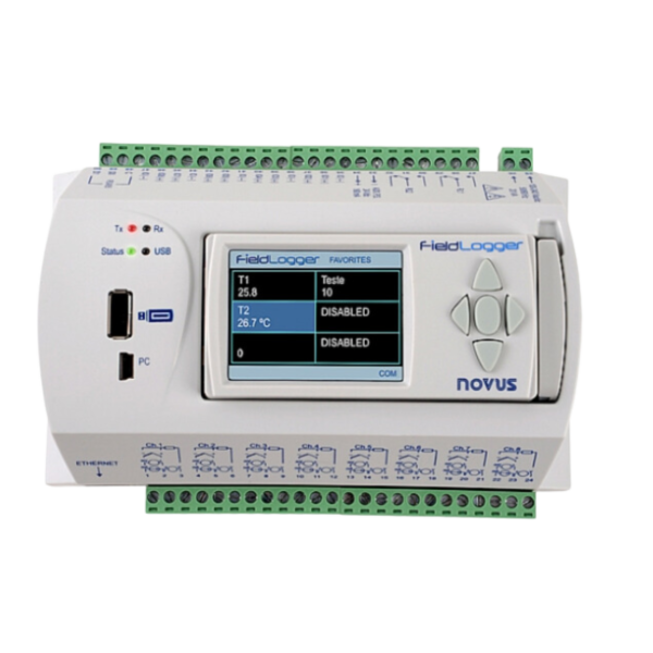 REGISTRADOR DE 8 MULTICANALES ANALOGICOS PARA PROCESOS + HMI + ETHERNET