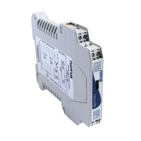 TRANSMISOR DE TEMPERATURA TIPO RIEL DIN TX-RAIL-USB 10A30 VDC